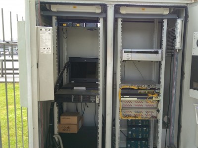 Система охлаждения уличного шкафа управления и контроля гоночной трассы Moscow Raceway